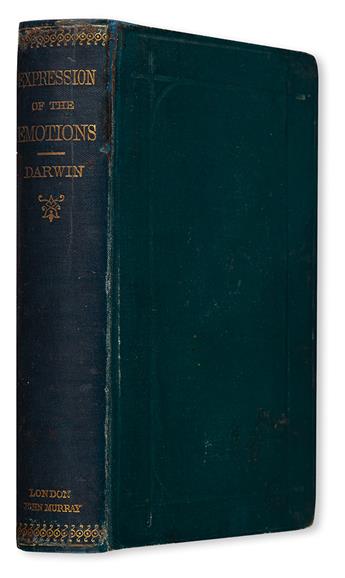 MEDICINE  DARWIN, CHARLES.  The Expression of the Emotions in Man and Animals.  1872